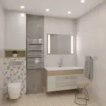 Siva pločica imitacija mermera sjajna površina